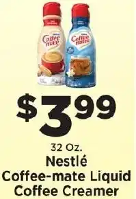 IGA Coffee-mate Liquid Coffee Creamer offer