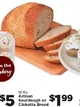 Artisan Sourdough or Ciabatta Bread