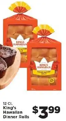 IGA King's Hawaiian Dinner Rolls offer