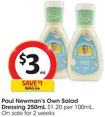 Paul Newman's Own Salad Dressing 250mL