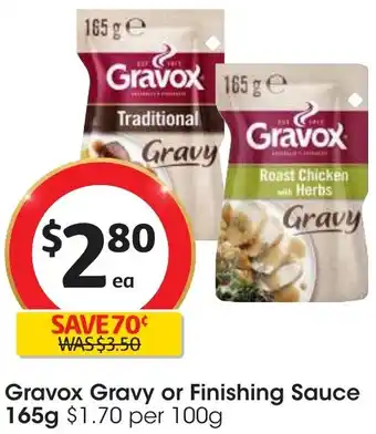 Coles Gravox Gravy or Finishing Sauce 165g offer