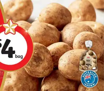 Coles Coles Australian Brushed Potatoes 2kg offer