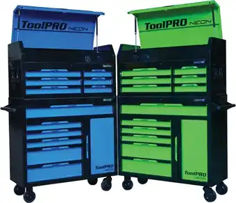 Toolpro neon tool chests & cabinets