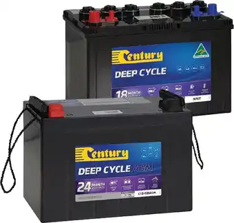 SuperCheap Auto Century agm & lead acid deep cycle batteries^ offer
