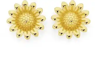 Goldmark 9ct gold sunflower stud earrings offer