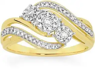 Goldmark 9ct gold diamond ring offer