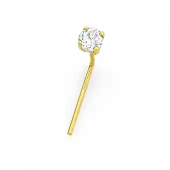 Goldmark 9ct gold diamond claw-set nose stud offer
