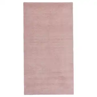 IKEA Knardrup rug, low pile, pale pink, 80x150 cm offer