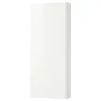 IKEA Godmorgon wall cabinet with 1 door, high-gloss white, 40x14x96 cm offer
