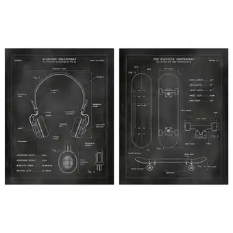 IKEA Pjätteryd picture, blueprints, 40x50 cm offer