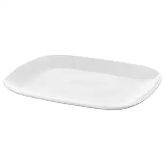 IKEA Värdera plate, white, 31x26 cm offer