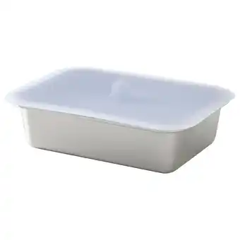 IKEA Ikea 365+ food container with lid, rectangular stainless steel/silicone, 1.0 l offer