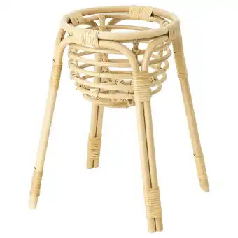 IKEA Buskbo plant stand, rattan, 43 cm offer