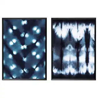 IKEA Knoppäng frame with poster, dark patterns, 50x70 cm offer