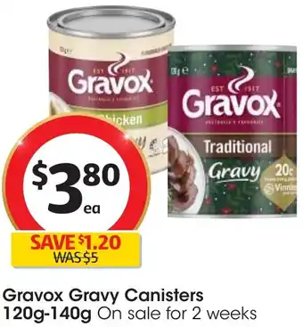 Coles Gravox Gravy Canisters 120g-140g offer