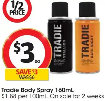 Coles Tradie Body Spray 160mL offer
