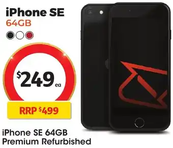 Coles iPhone SE 64GB offer