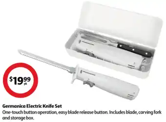 Coles Germanica Electric Knife Set offer