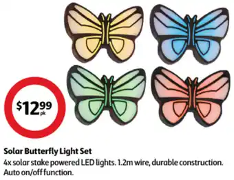 Coles Solar Butterfly Light Set offer