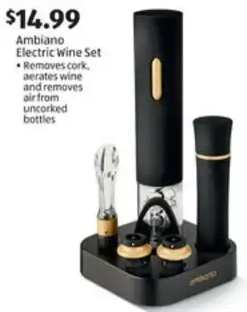 ALDI Ambiano Electric Wine Set offer