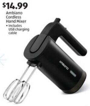 Ambiano Cordless Hand Mixer offer at ALDI