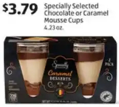 ALDI Chocolate or Caramel Mousse Cups offer