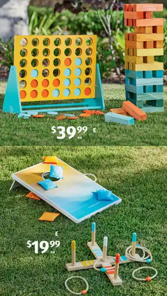 Coconut Grove Wooden Lawn Games