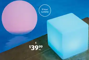 ALDI Solar LED Ball or Cube offer