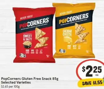 IGA PopCorners Gluten Free Snack 85g offer
