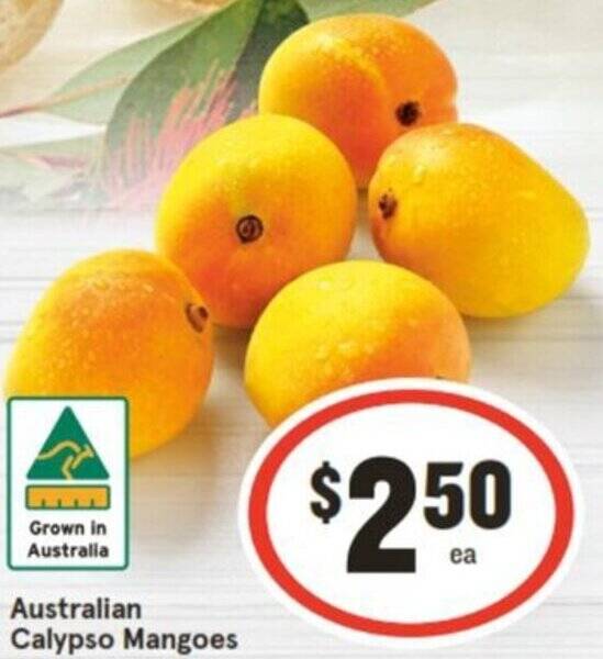 Australian Calypso Mangoes offer at IGA