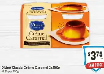 IGA Divine Classic Créme Caramel 2x150g offer