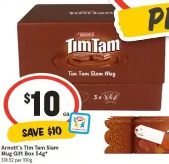 IGA Arnott's Tim Tam Slam Mug Gift Box 54g offer