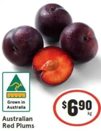 IGA Australian Red Plums offer