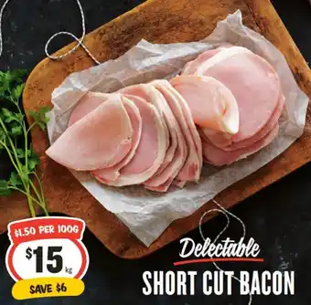 IGA SHORT CUT BACON offer