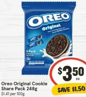 IGA Oreo Original Cookie Share Pack 248g offer