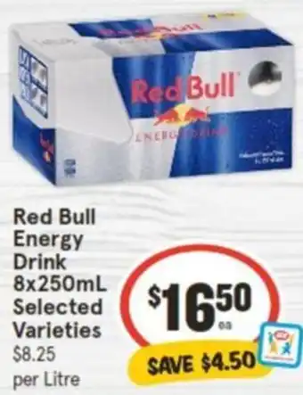 IGA Red Bull Energy Drink 8x250mL offer