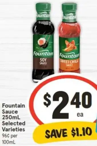 IGA Fountain Sauce 250mL offer