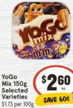 IGA YoGo Mix 150g offer