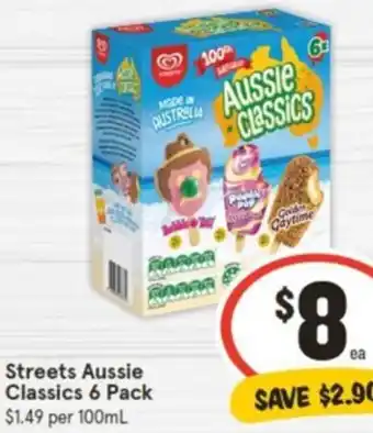 IGA Streets Aussie Classics 6 Pack offer