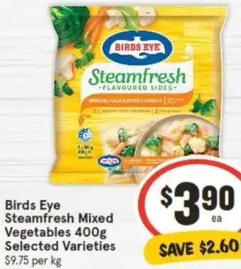 IGA Birds Eye Steamfresh Mixed Vegetables 400g offer