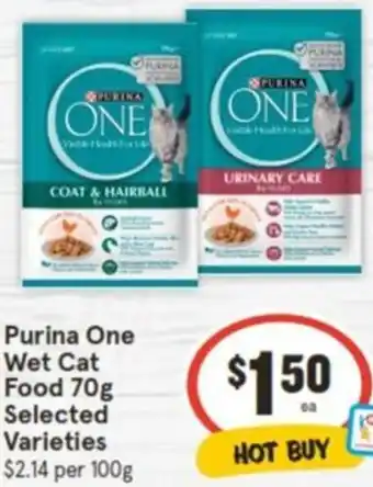 IGA Purina One Wet Cat Food 70g offer