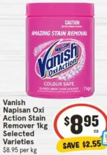 Vanish Napisan Oxi Action Stain Remover 1kg