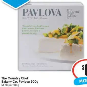 IGA The Country Chef Bakery Co. Pavlova 500g offer
