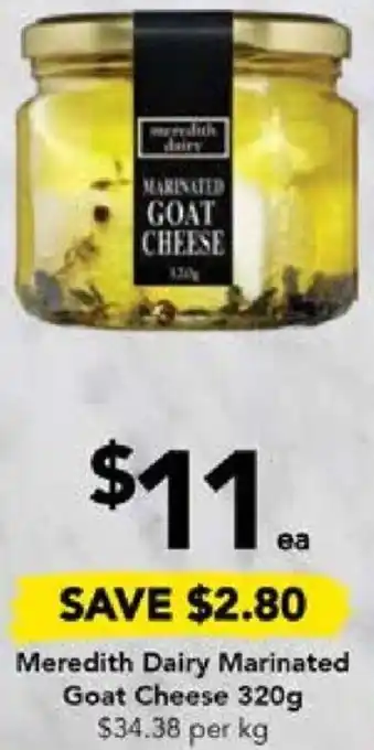 Drakes Meredith Dairy Marinated Goat Cheese 320g offer