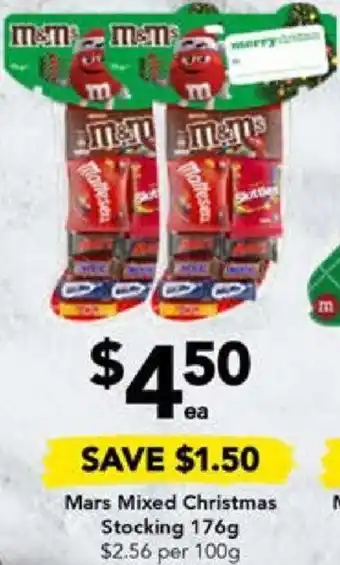 Drakes Mars Mixed Christmas Stocking 176g offer