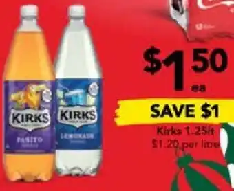 Drakes Kirks 1.25lt offer