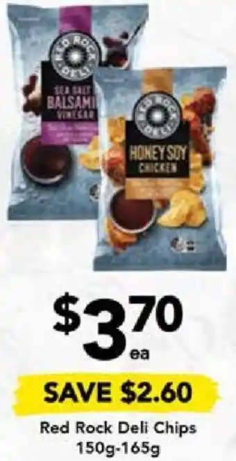 Drakes Red Rock Deli Chips 150g-165g offer