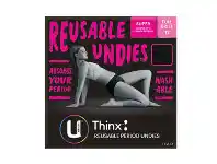 U by Kotex Reusable Undies Super Full Brief Size 12