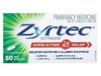 Zyrtec Hayfever & Allergy Relief 50 Mini Tablets