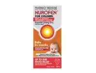 Nurofen for Children 3+ Months Fever & Pain Relief Strawberry Flavour 50ml